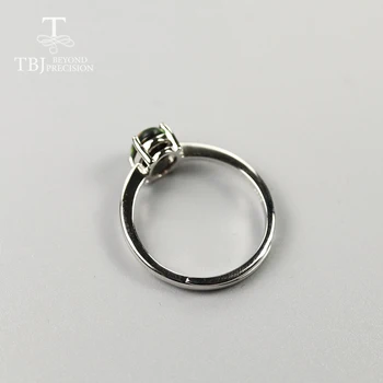 Paprastas Žiedas, juoda opal ovalo 6*8mm 925 sterlingas sidabro resizeble žiedas moterims kasdien dėvėti graži dovana