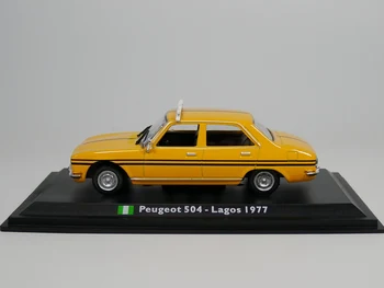 Leo modelis 1:43 peugeot 504 Lagosas taksi 1977 Nigerija taksi, Lieto modelio automobilių