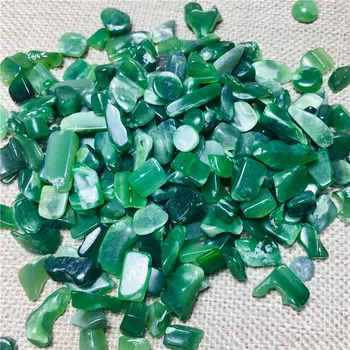 100g akrobatikos perlas žalia akmuo natūralus kvarco mineralų, naudojamas gydyti čakrų