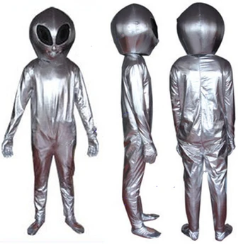 Ateityje kosmoso Helovinas Sidabro Svetimų Coplay Kostiumas naktinis klubas Šalies Kosminės UFO Biogame Vienodas etape parodyti drabužiai