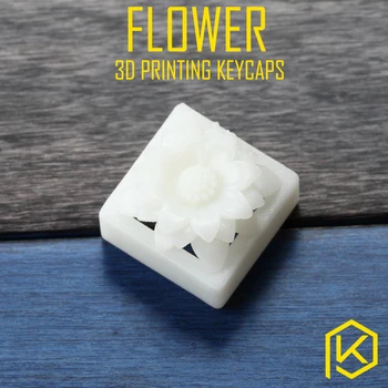 Naujovė Blizgesį Per Keycaps 3d atspausdintas spausdinimo spausdinimo pla gėlių užsakymą mechaninė klaviatūros šviesos Cherry MX suderinama