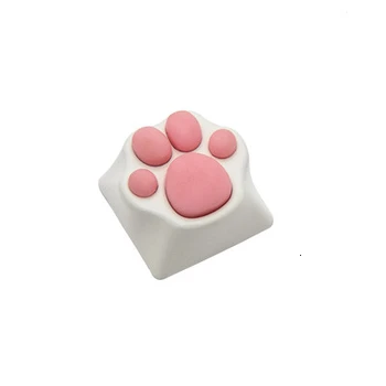 11 spalvų mechaincal klaviatūros metalo minkštas klijai katės letena keycap modeliavimas vertus jausmas apšvietimu pagrindiniai bžūp MX jungikliai
