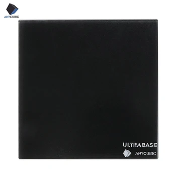 ANYCUBIC Ultrabase 3D Spausdintuvas Platforma Šildomos Lova Statyti Paviršiaus Stiklo plokštė 310x310x4mm už MK2 MK3 Karšto lova