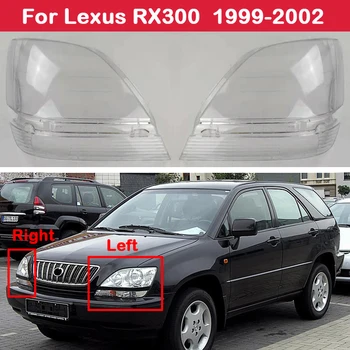 Už Lexus RX300 1999-2002 Automobilių Priekinių Žibintų Dangtelis priekinio Žibinto Umbra Lampcover priekinio Žibinto šviesos Apima stiklo Objektyvo Korpuso Dangteliai