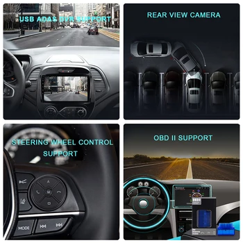 EKIY IPS Android 9.0 Automobilio Radijo, GPS Stereo Multimedia Vaizdo Grotuvas Headunit 2Din, DVD Nissan Teana Altima 2008-2012 M. Navigacijos