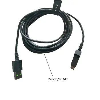 Patvarus USB Įkrovimo Kabelis Pelės Kabelio Laidą Razer Mamba HyperFlux Pelės
