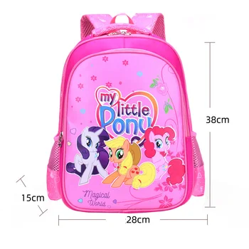 Mano Mažai Pony Maišelį Vaikų Mokyklos Mielas Maišelį Cartoon Mano Mažai Pony Pliušinis Kuprinė vaiko Darželio Maišelį vaikams, žaislai vaikas