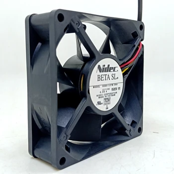 Dvigubas Kamuolys 80mm aušinimo ventiliatorius visiškai Naujas Originalus, skirtas Nidec D08A-12TM 06A DC 12V 0.08 A 8CM 80*80*25 mm tylus aušinimo ventiliatorius