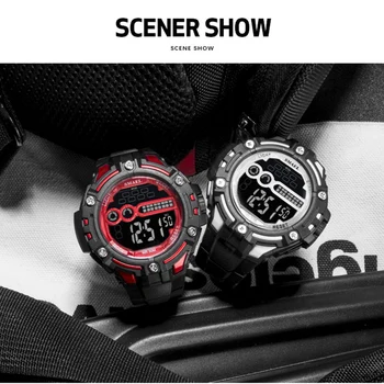 Skaitmeniniai Laikrodžiai Vandeniui SMAEL Žiūrėti Top Brand S Šoko Montre Vyrų Laikrodžiai Skaitmeninis LED 1526 Mens Kariniai Laikrodžiai Sporto
