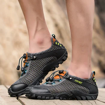 2020 metų vasaros Vaikščiojimo Batai Vyrams Sportbačiai Lauko Trekas Batai, priešslydžio Sistema Alpinizmas Batai Stebėjimo Batai, Kalnų, Pelkių batai