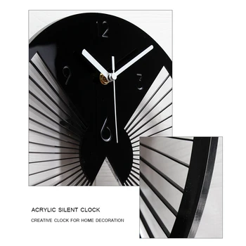 JADUOMA Sieninis Laikrodis Akrilo Kūrybinės Laikrodis Su Švytuokle Modernus Dizainas, vidaus Apdaila Reloj Sumalti Sūpynės, Kambario Dekoracija