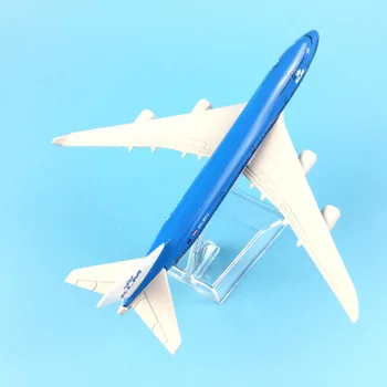 Lėktuvo Modelis 16cm KLM Royal Dutch Boeing 747 Lėktuvas Modelio Orlaivio Modelis 1:400 Diecast Metal Lėktuvų Plokštumos Žaislą Dovanų