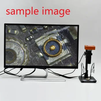 Hayear 21MP HDMI USB Mikroskopo vaizdo Kamera 150X C-mount Objektyvas Pramonės Stovo Apšvietimas Skaitmeninių Elektroninių PCB Remontas