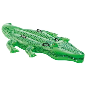 Krokodilas pripučiami INTEX 4 rankenos 203x114 cm
