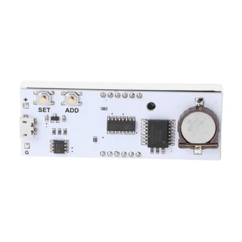 NAUJAS DS3231 Elektroninių PASIDARYK pats 0.8 colių Dot Matrix LED Laikrodis Rinkinys 4 Skaitmenų Ekranas 5V Mciro USB Automobilinis Laikrodis H15