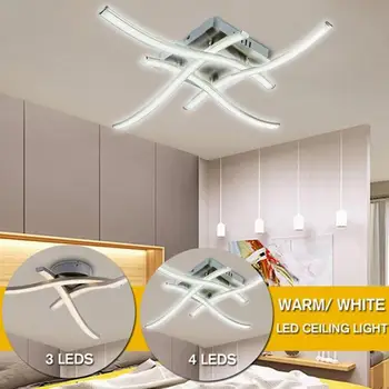 LED Lubų šviestuvas Kūno Paprasta ir Prabangūs Ne Deformuoti AC 85-265V Išsišakojęs Formos Modernus Lempos Virtuvės, Miegamojo Apšvietimas